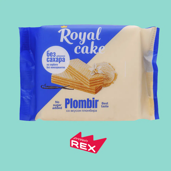 Royal Cake Вафли «Пломбир» на сорбите, 120 г