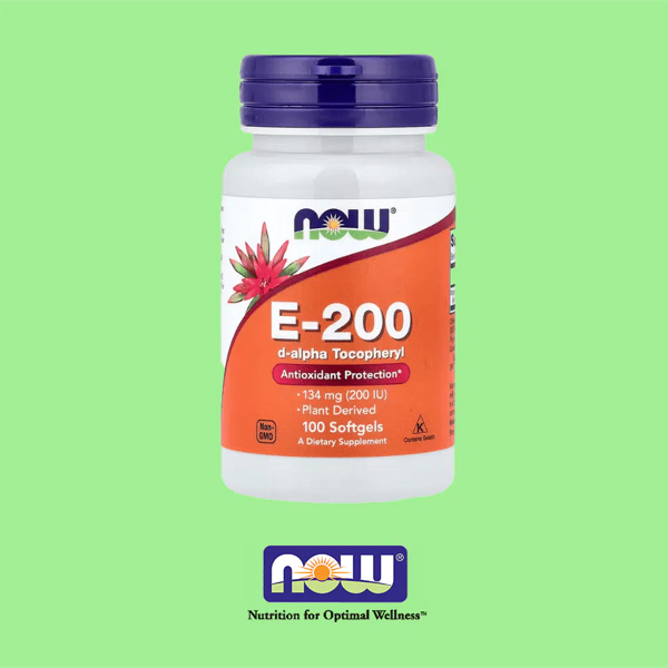 NOW FOODS Витамин E-200, 134 мг (200 МЕ), 100 капсул